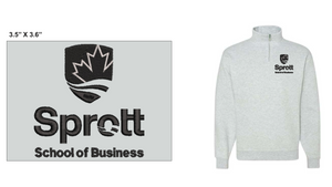 Sprott School of Business 1/4 Zip