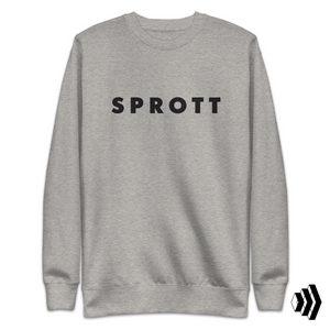 Sprott Premium Embroidered Crewneck